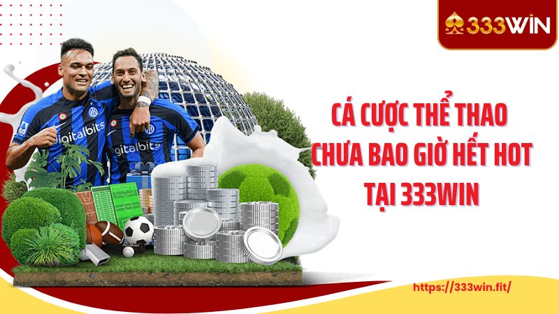 Cá cược thể thao chưa bao giờ hết hot tại 333WIN